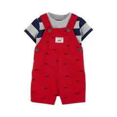 TEDMIMAK - Jardinera y Polera Autos para bebés