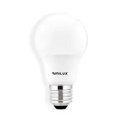 UNILUX - Ampolleta Led Bola A60 7W Luz Blanco Frío E27