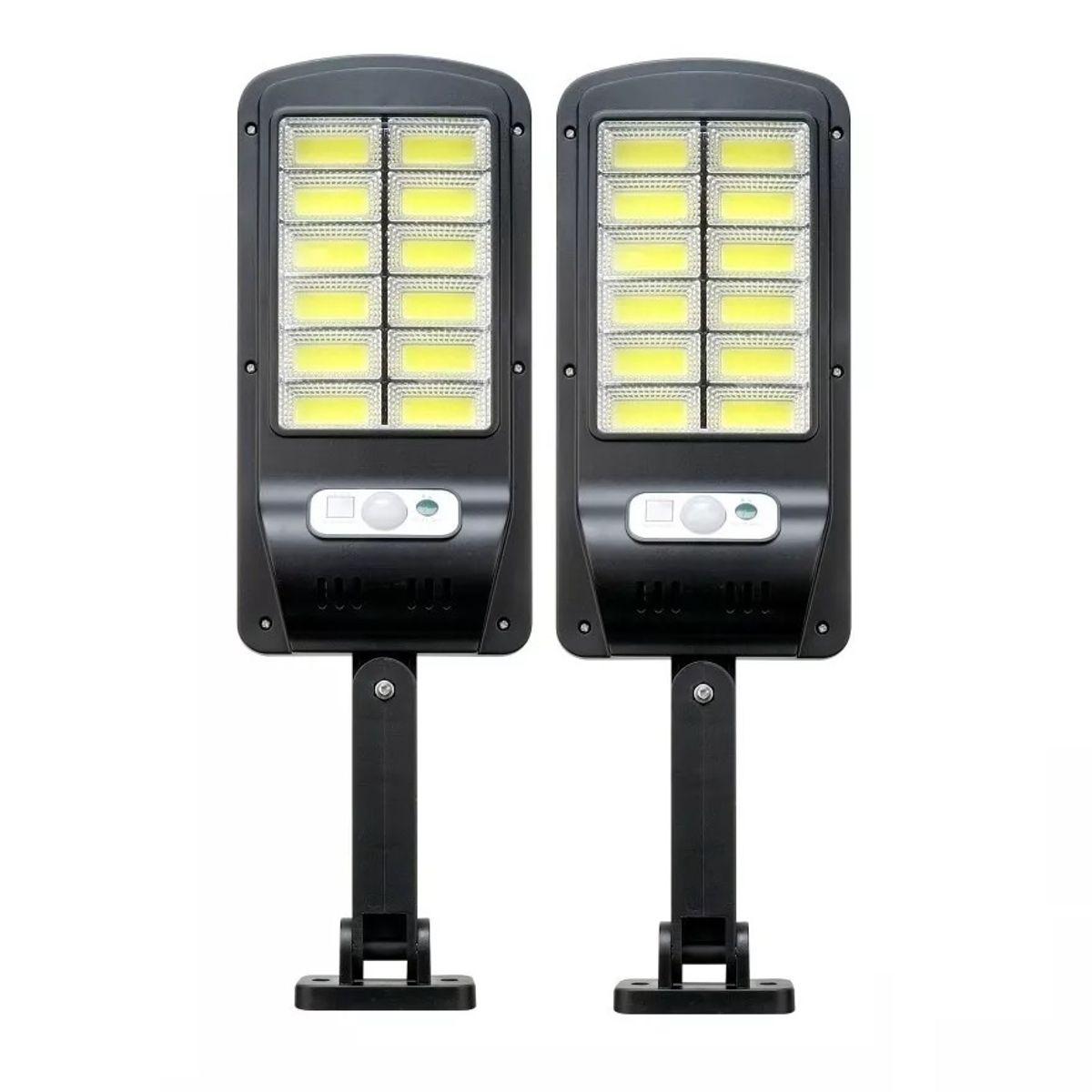 GENERICO - Pack X2 Foco Solar 100w Focos Solares Potentes Exteriores