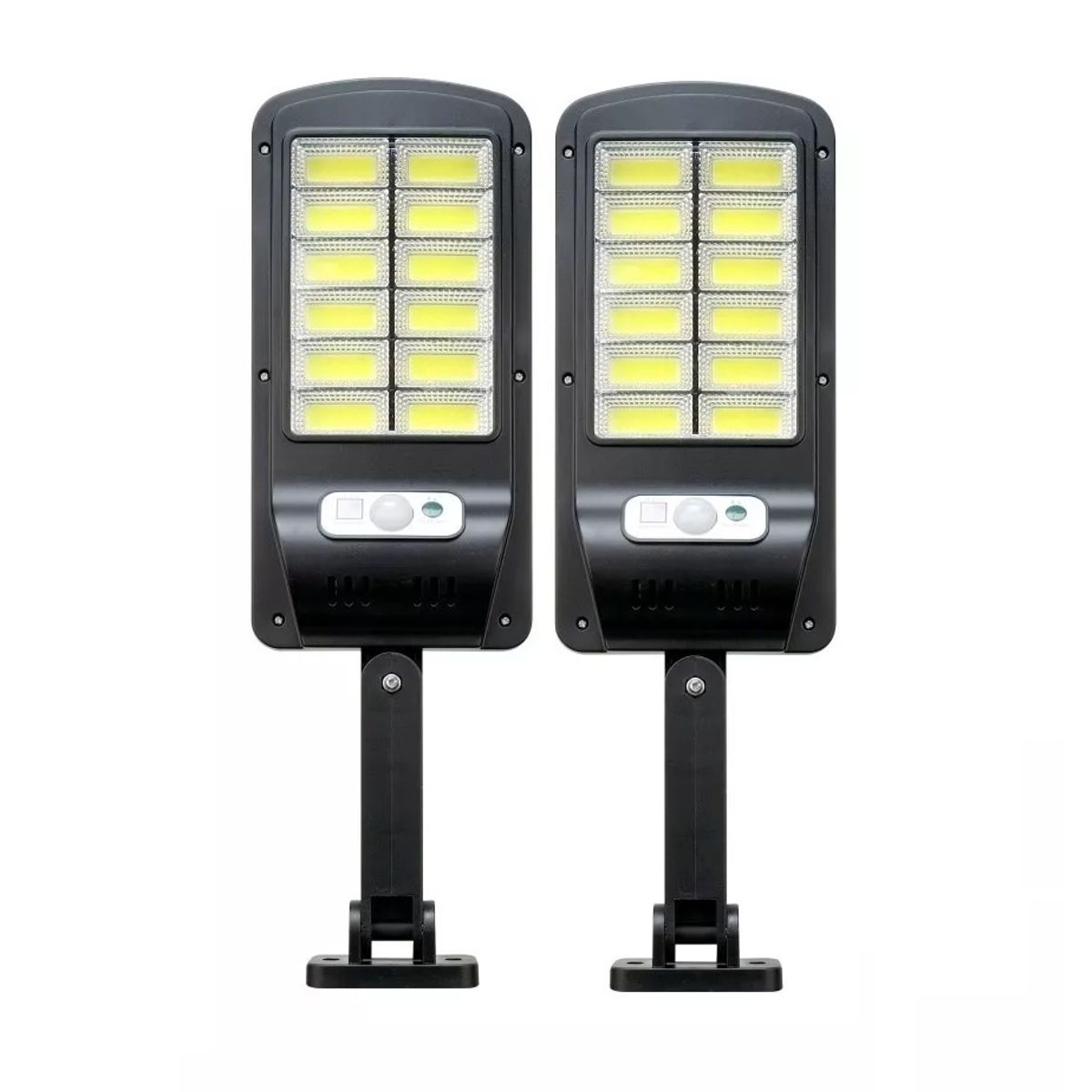 GENERICO - Pack X2 Foco Solar 100w Focos Solares Potentes Exteriores