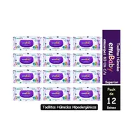 12 Paquetes Toallas Sin Tapa 80 UND