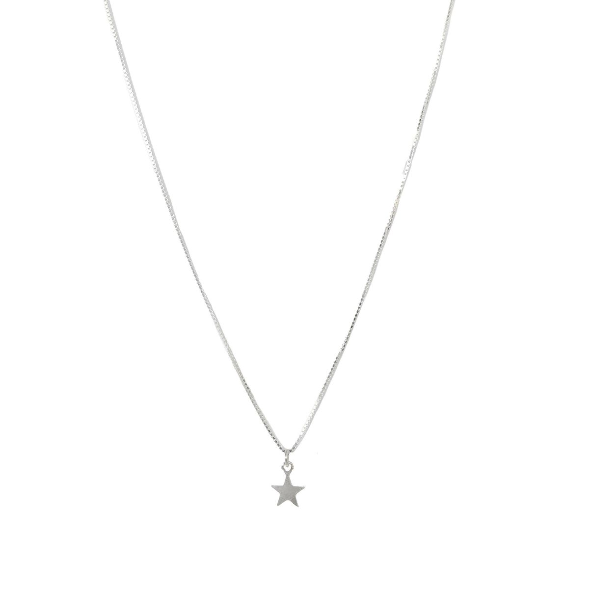 ANDREA COGGIOLA JOYAS - Collar Rebeca Estrella Plata Fina 925