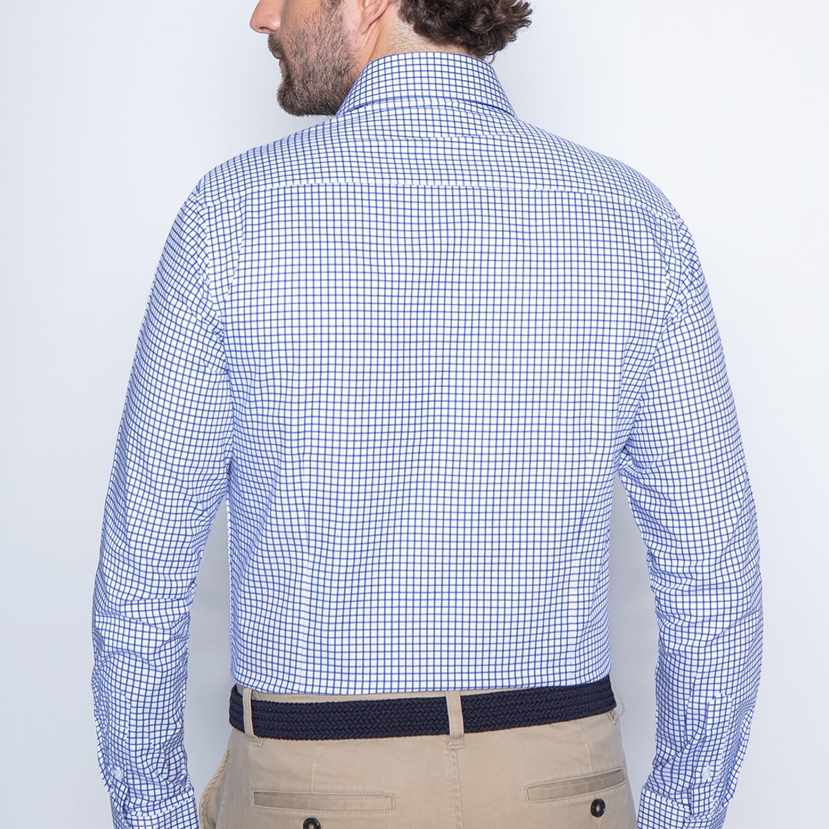 NEW MAN - Camisa Swansea Azul New Man