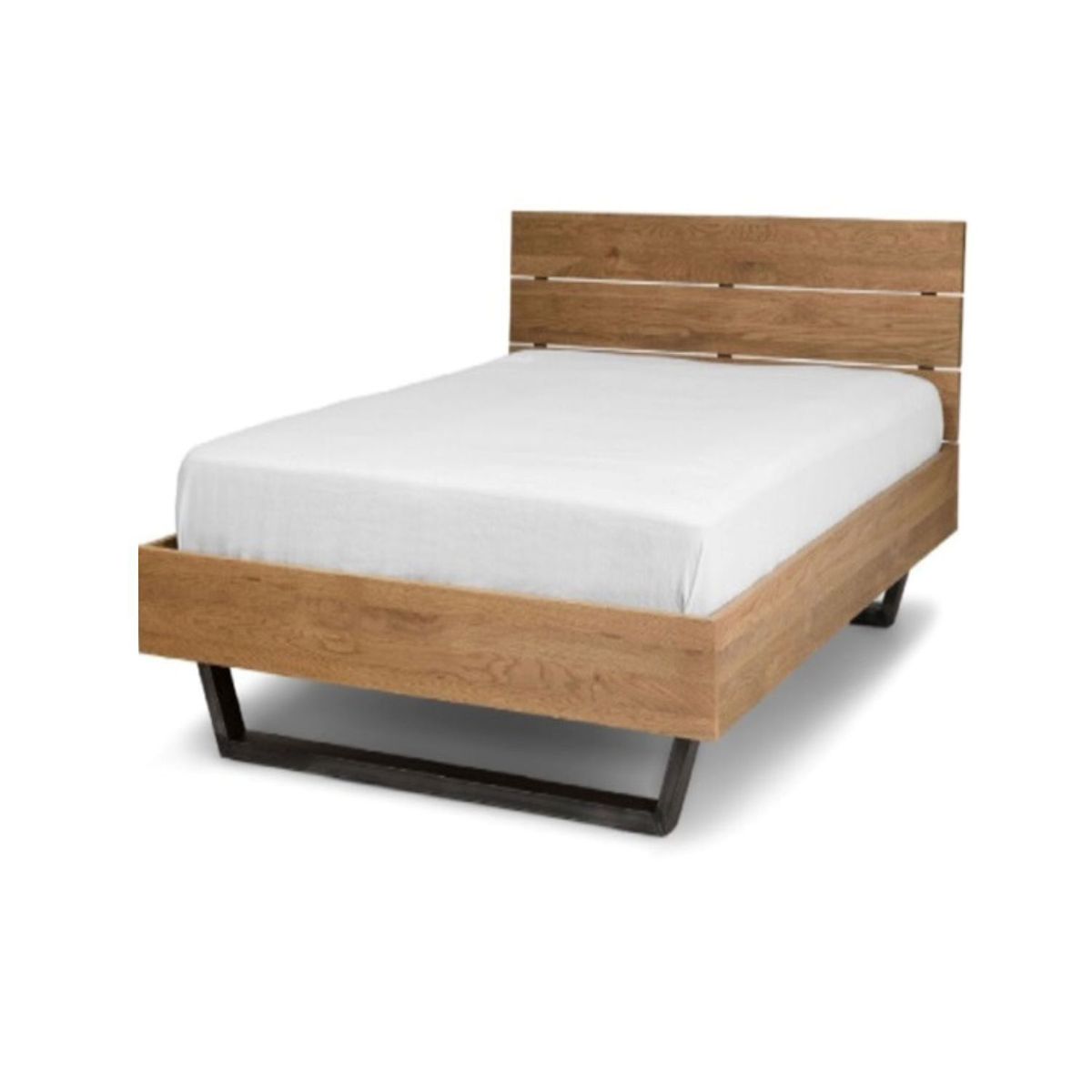 GENERICO - Cama Rëfël plaza y media color caramelo