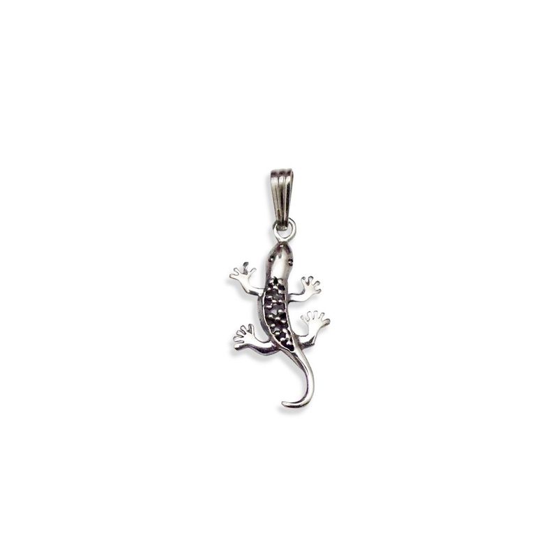 ANDREA COGGIOLA JOYAS - Colgante Lagarto Plata Fina 925