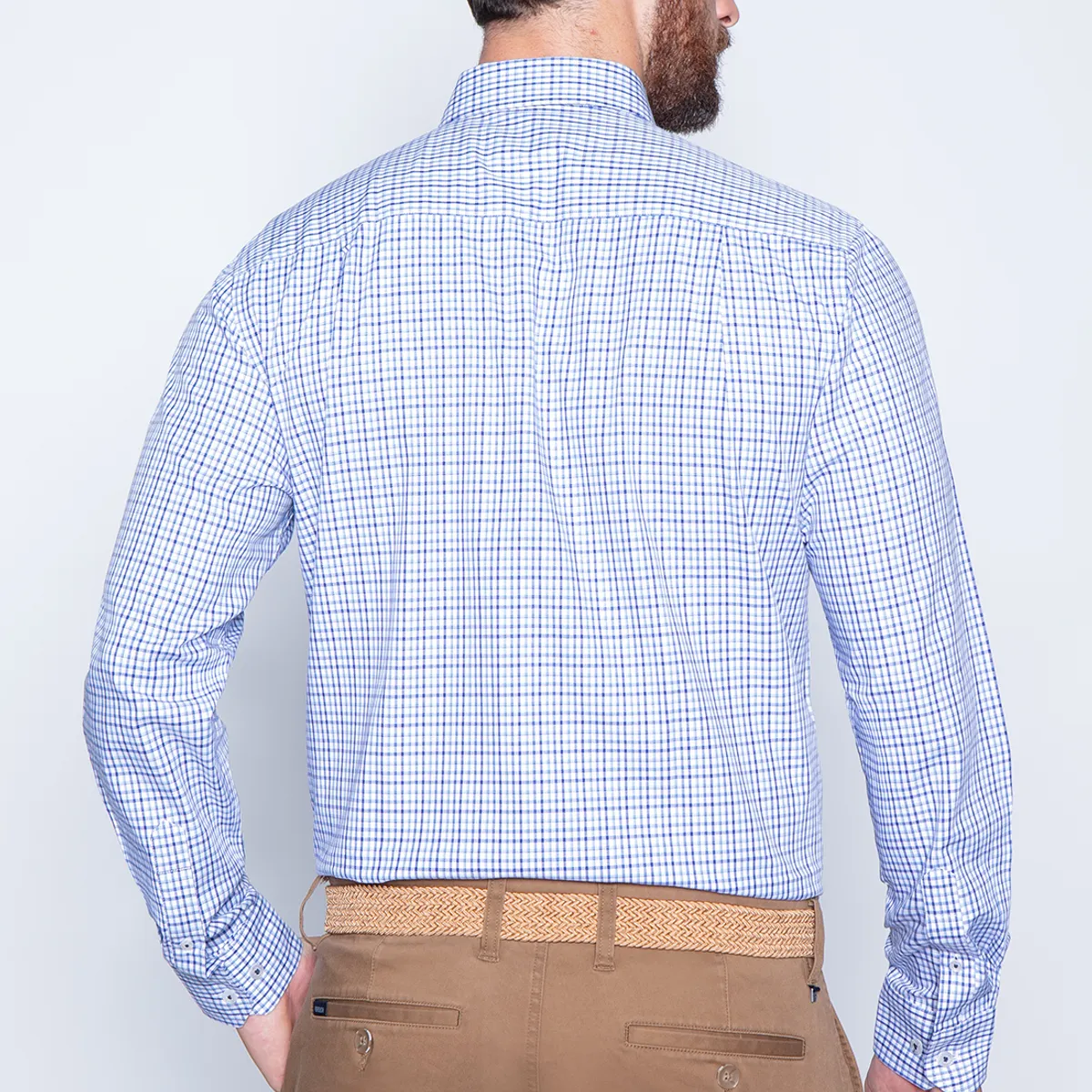 FEROUCH - Camisa Checkered Madison Sm Azul Ferouch