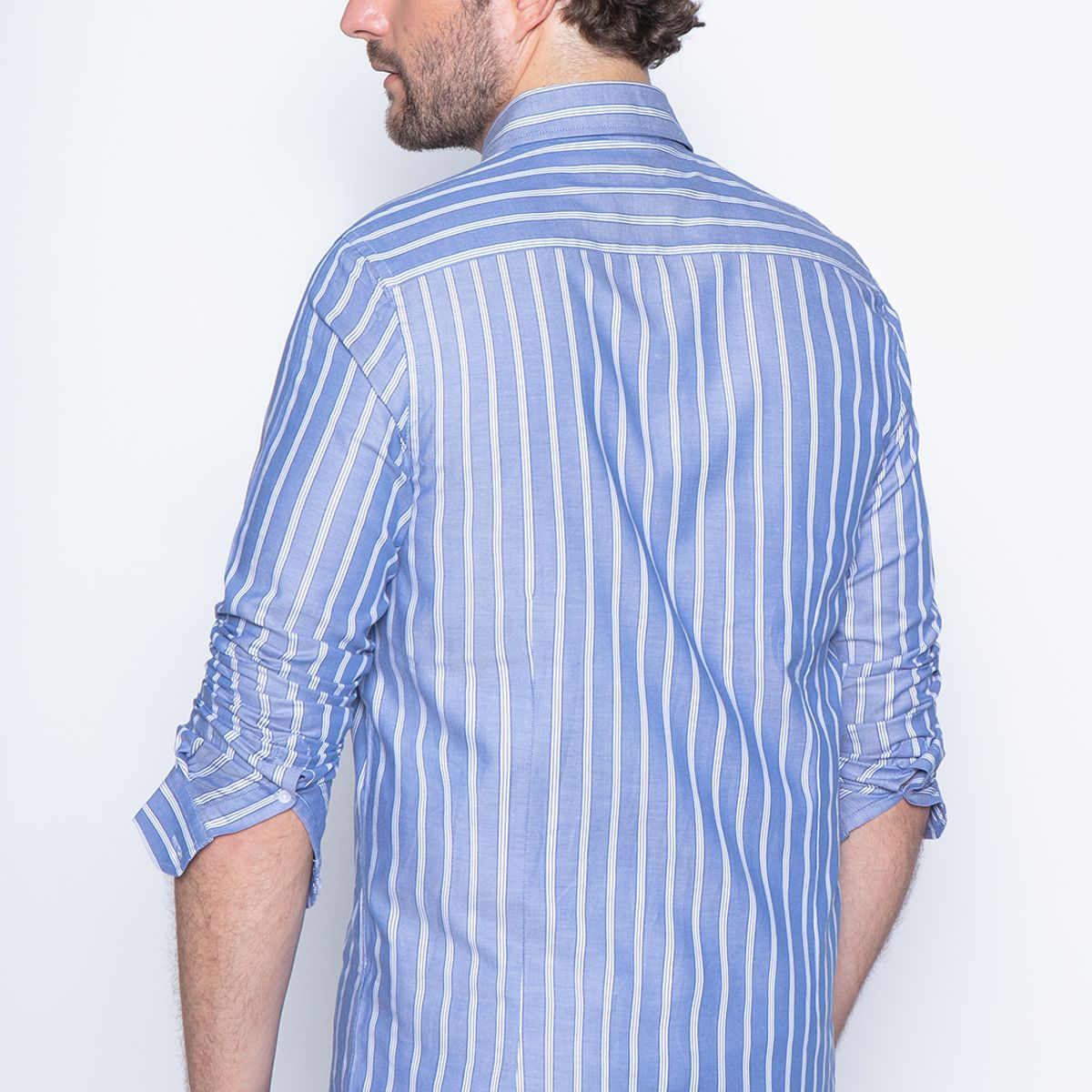 NEW MAN - Camisa Amersam Azul New Man