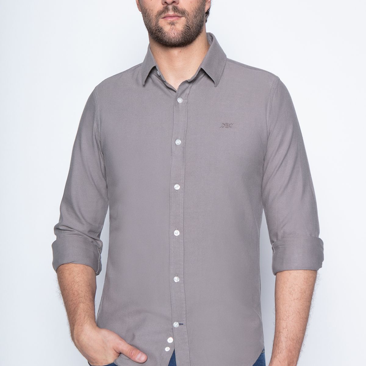 NEW MAN - Camisa Kingscollege Café New Man