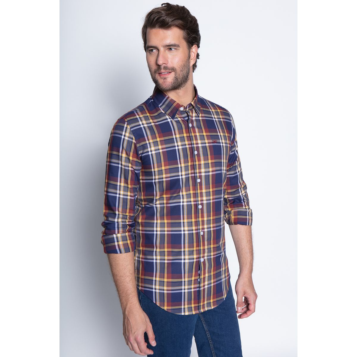 NEW MAN - Camisa Tobermory Rojo New Man