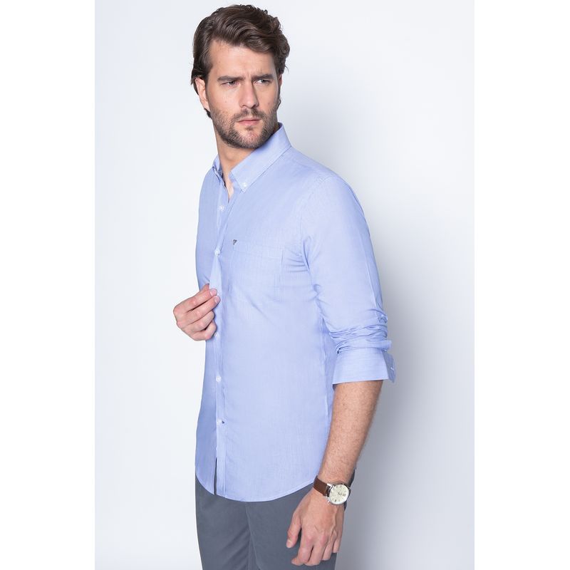 NEW MAN - Camisa Coventry Azul New Man