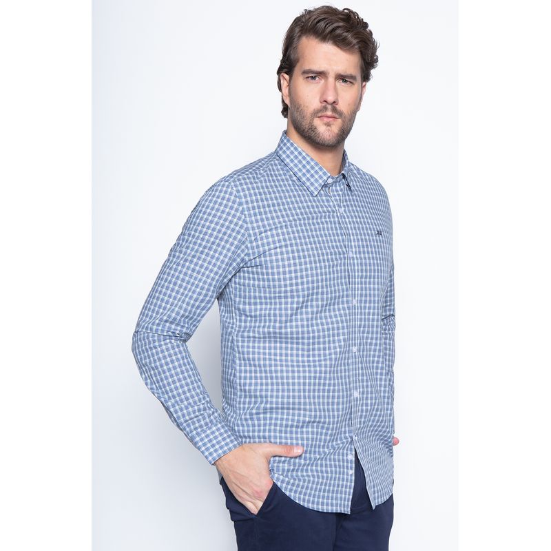 NEW MAN - Camisa Penrith Azul New Man