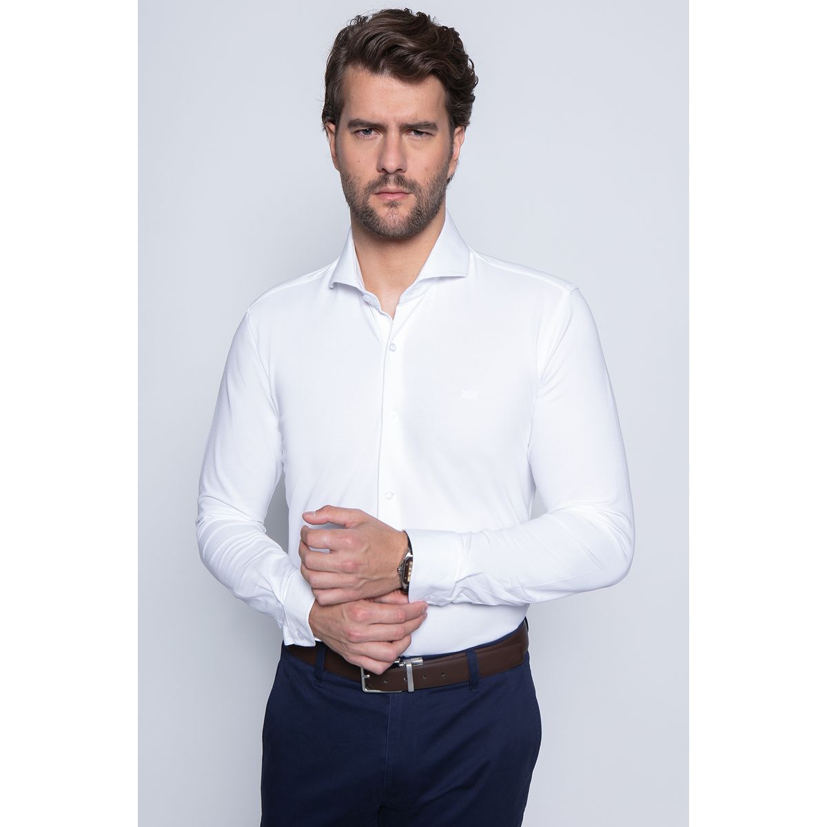 NEW MAN - Camisa Durham Blanco New Man
