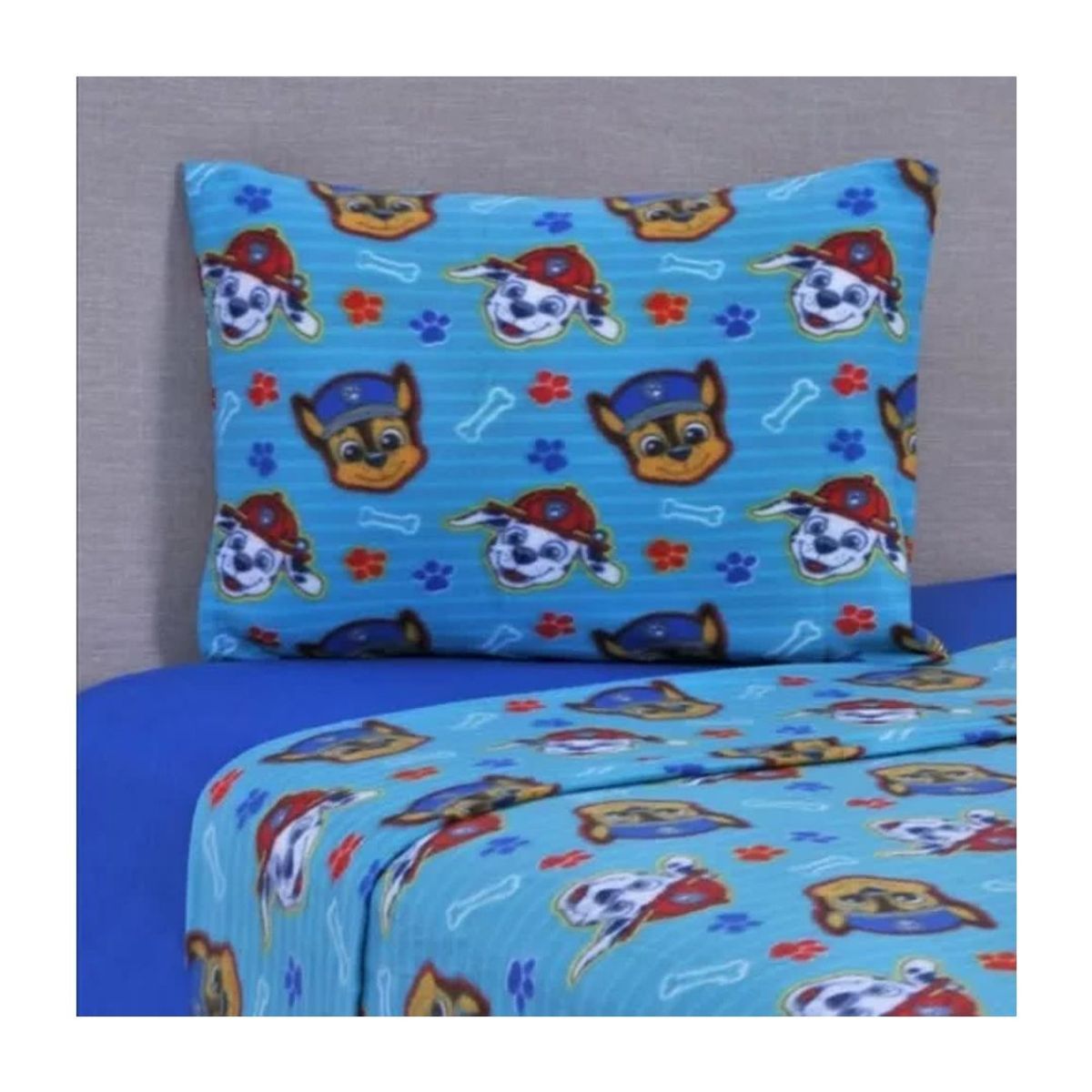 GENERICO - Sábana Polar 1.5 Plazas  - Paw Patrol