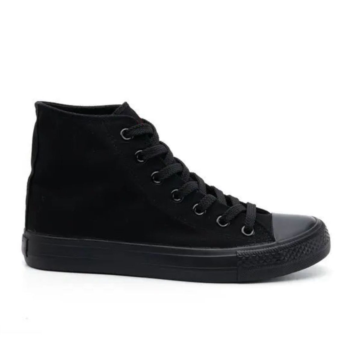 ZAPATIZAME - Zapatilla Lona Negra Urban Caña alta Unisex