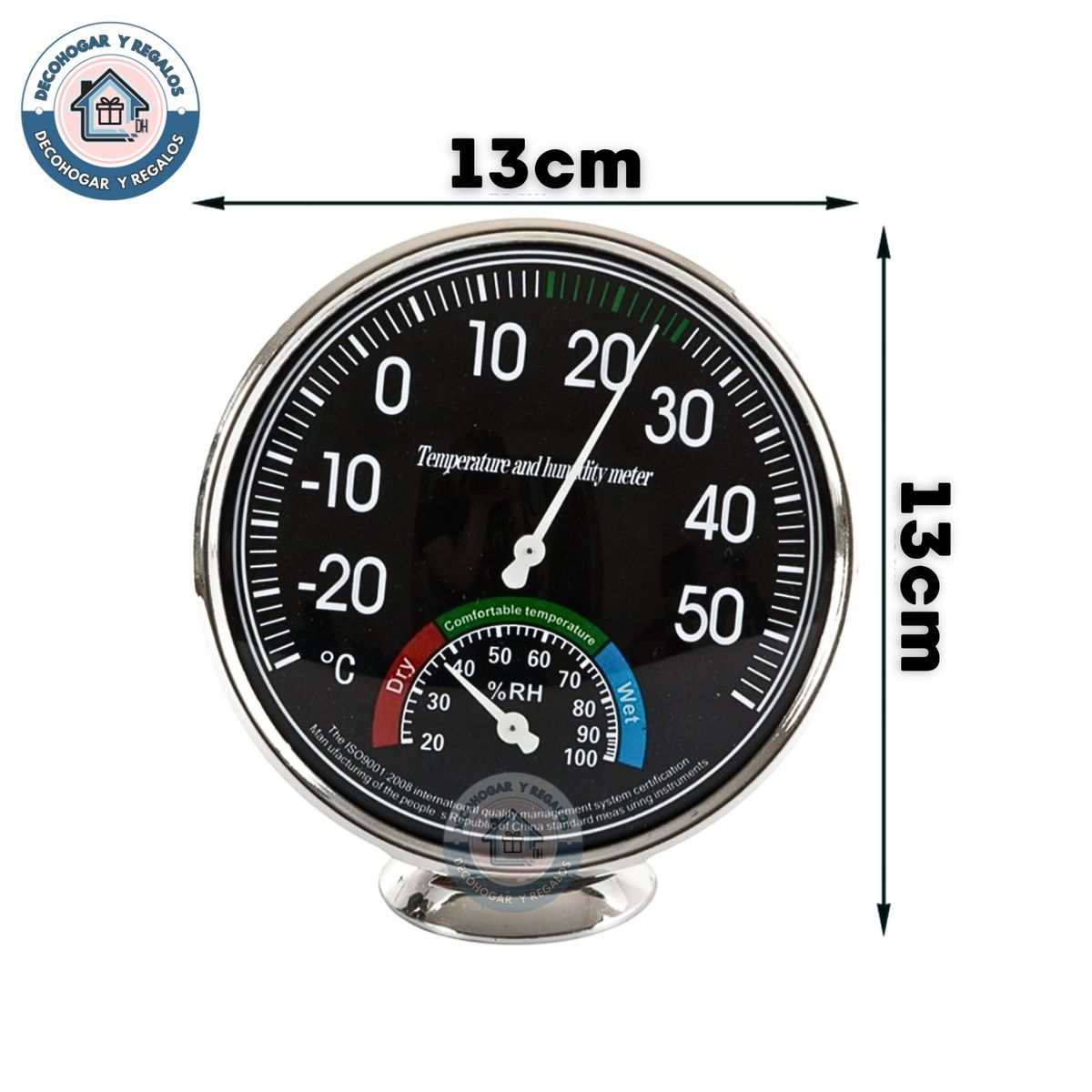 GENERICO - Termometro Hidrometro Ambiental Analogo  Temperatura Humedad