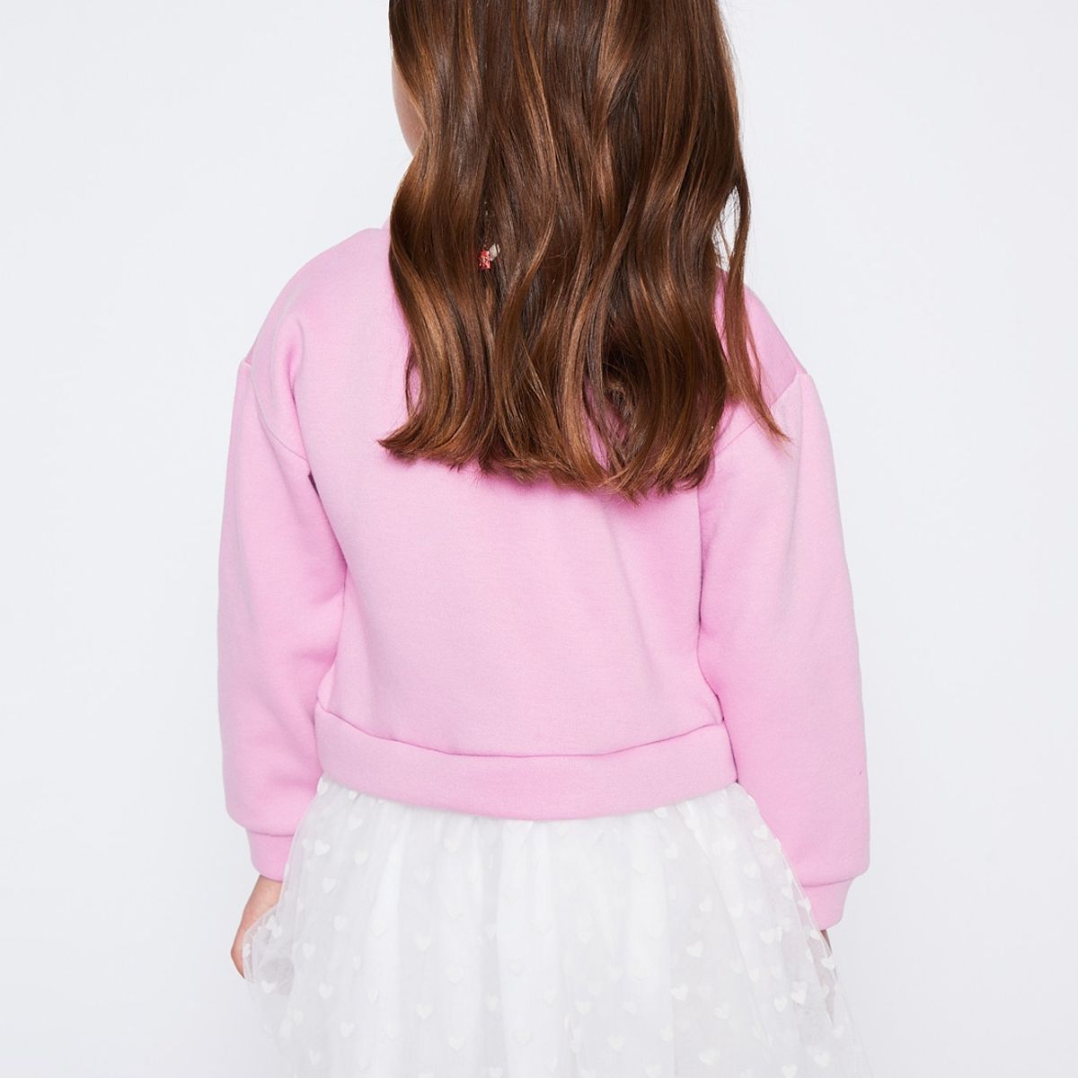 FAMILY SHOP - Vestido Niña Blanco Franela Family Shop