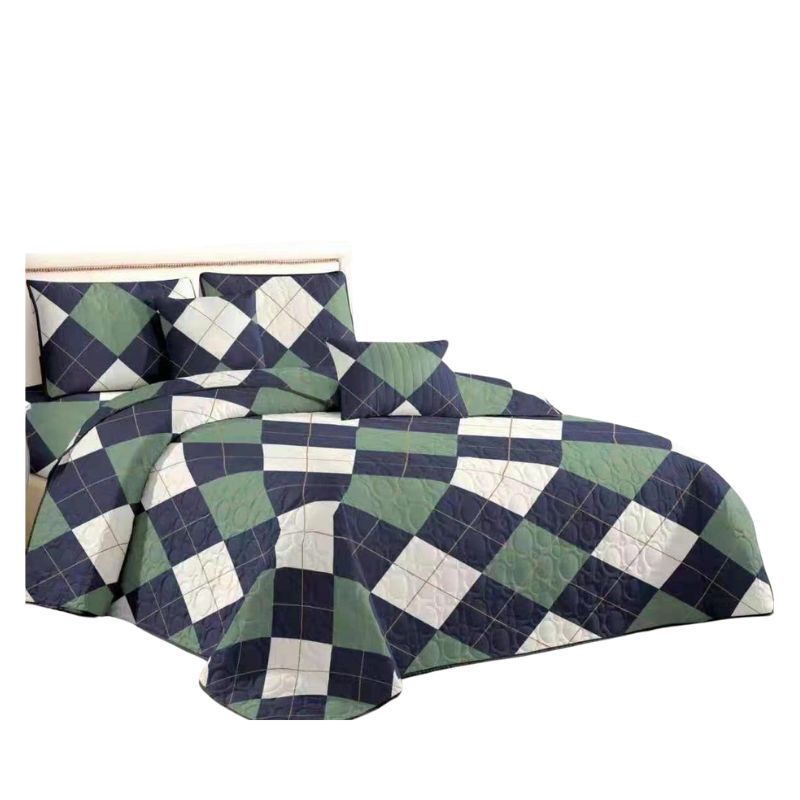 GENERICO - Cubrecama Quilt De Verano King Diseños Estampados Floral