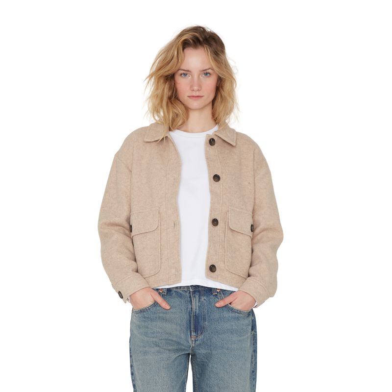 JACINTA TIENDA - Chaqueta Cargo camel Jacinta Tienda