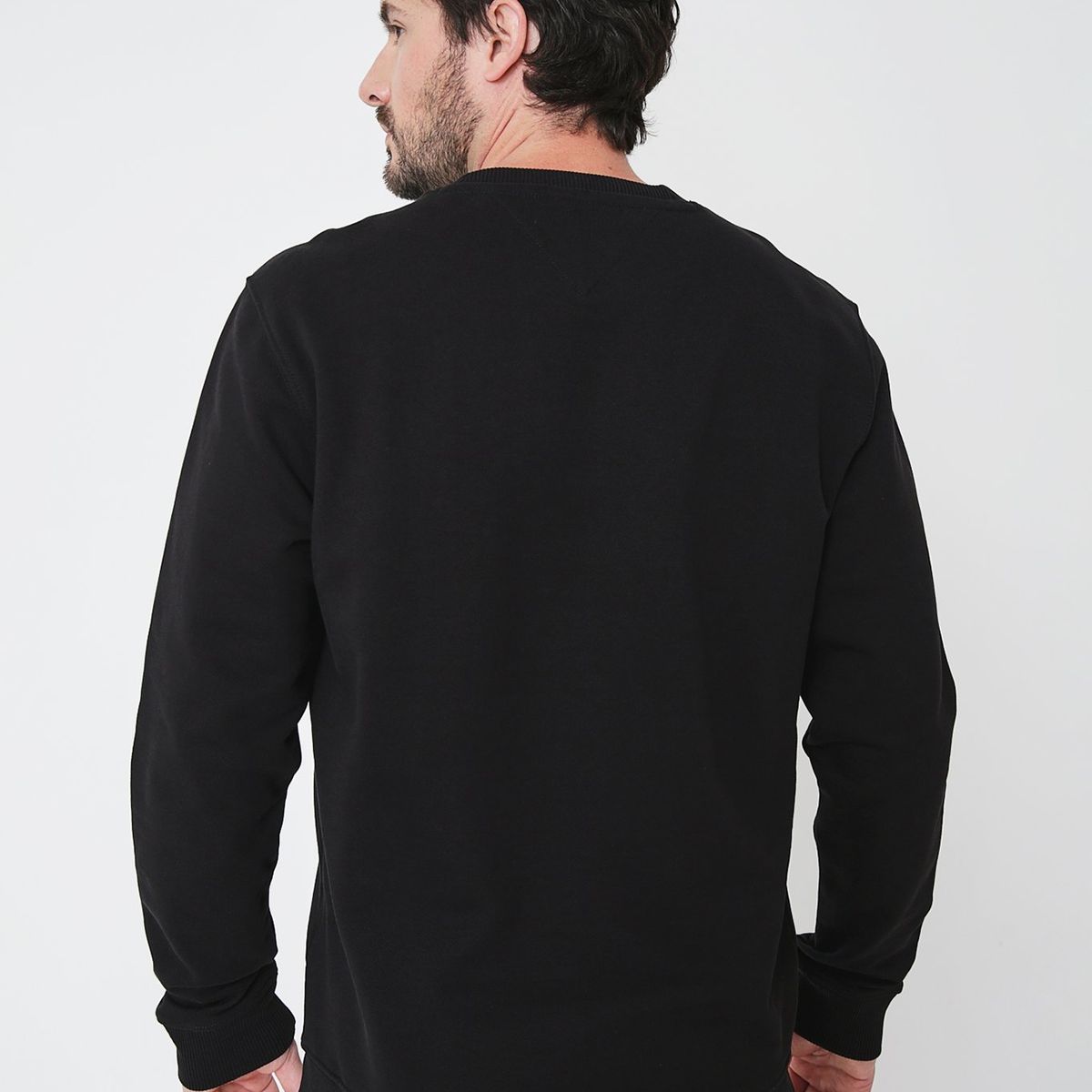 TOMMY HILFIGER - Polerón Entry Graphic Logo Negro Tommy Hilfiger