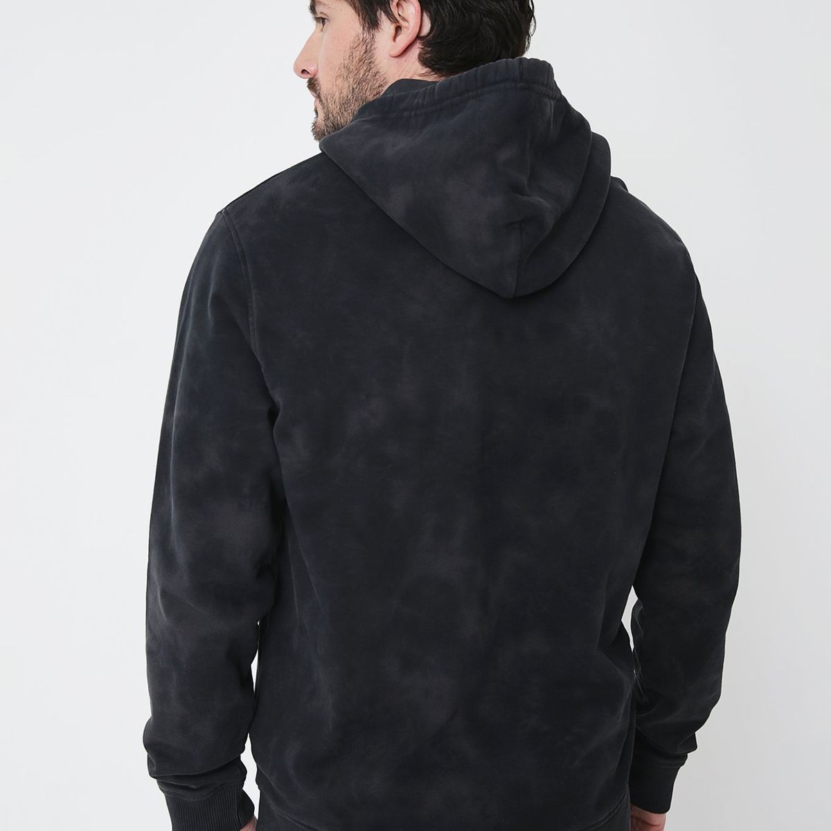 TOMMY HILFIGER - Polerón Con Gorro Y Logo Negro Tommy Hilfiger