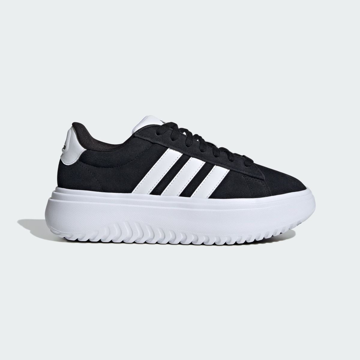 ADIDAS - Grand Court Pltf Suede Zapatilla Urbana Mujer Negro Adidas