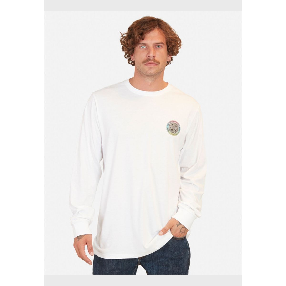 MAUI AND SONS - Polera 5P634 Blanco Hombre Maui And Sons