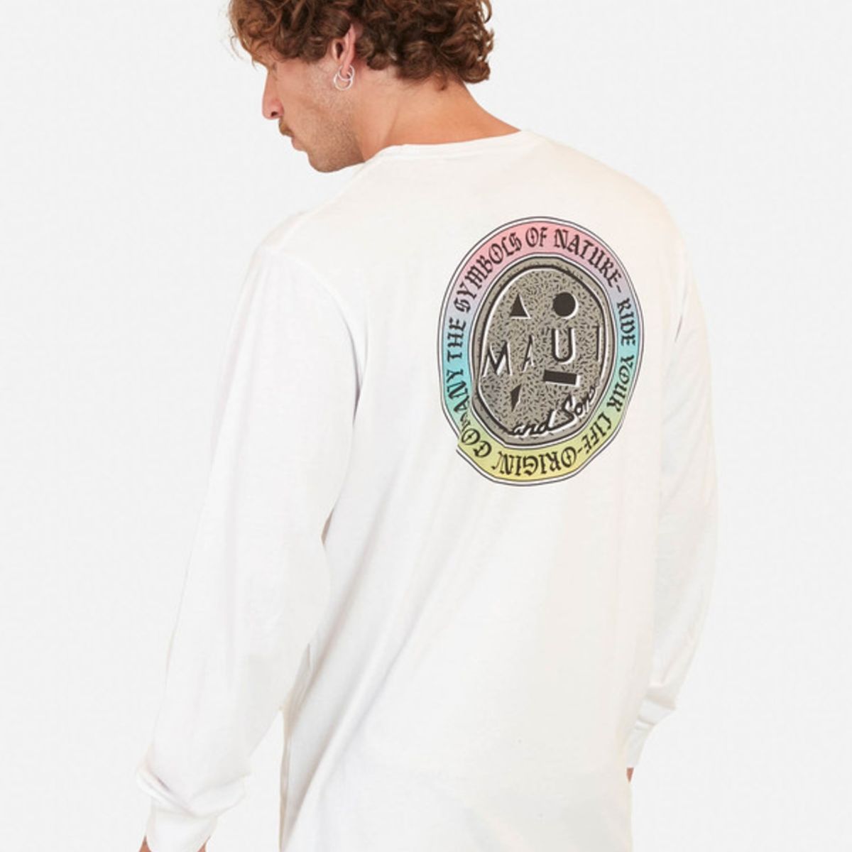 MAUI AND SONS - Polera 5P634 Blanco Hombre Maui And Sons