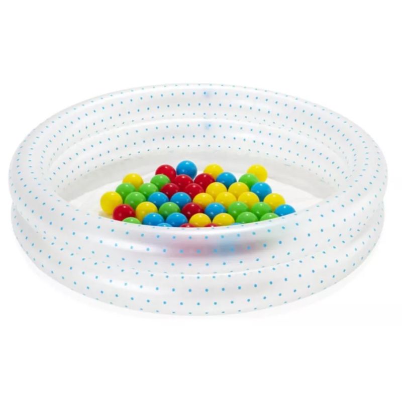 BESTWAY - Piscina Bebe + 50 Pelotas Plasticas Para Bebe