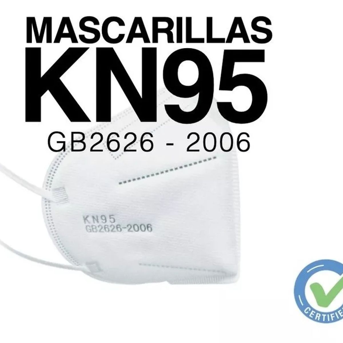 GENERICO - Mascarilla Kn95 5 Capas Gb2626-2006 20 Unidades