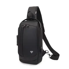 MV MOVAC - Bolso MOVAC Urban Trekker De Pecho Antirrobo Hombre Puerto Carga USB