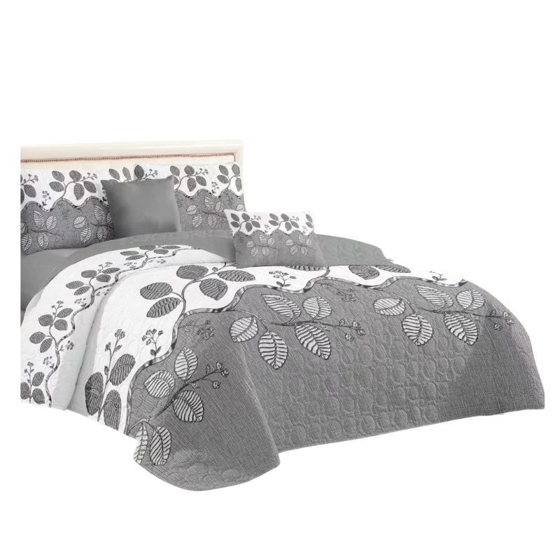 GENERICO - Cubrecama Quilt De Verano 2 Plazas Diseños Estampados Floral