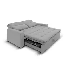 RE DECORA - Futon / Sofa Cama Londres 150 CM Color Gris Claro