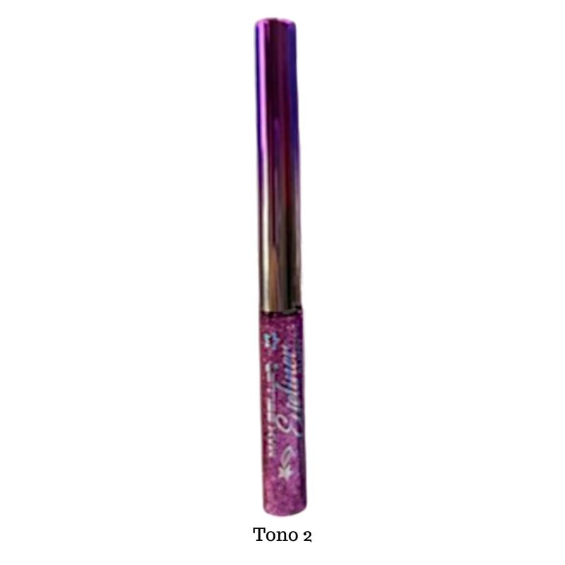 MAX BELLE - Delineador Liquido Glitter Max Belle T02