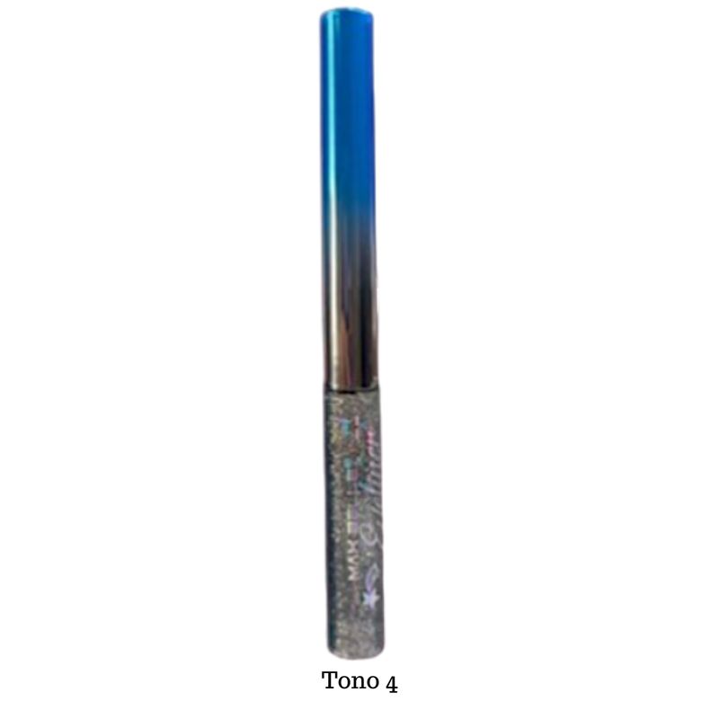 MAX BELLE - Delineador Liquido Glitter Max Belle T04