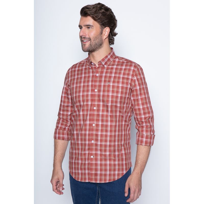 NEW MAN - Camisa Kendal Rojo New Man