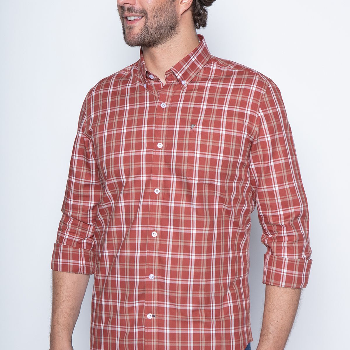 NEW MAN - Camisa Kendal Rojo New Man