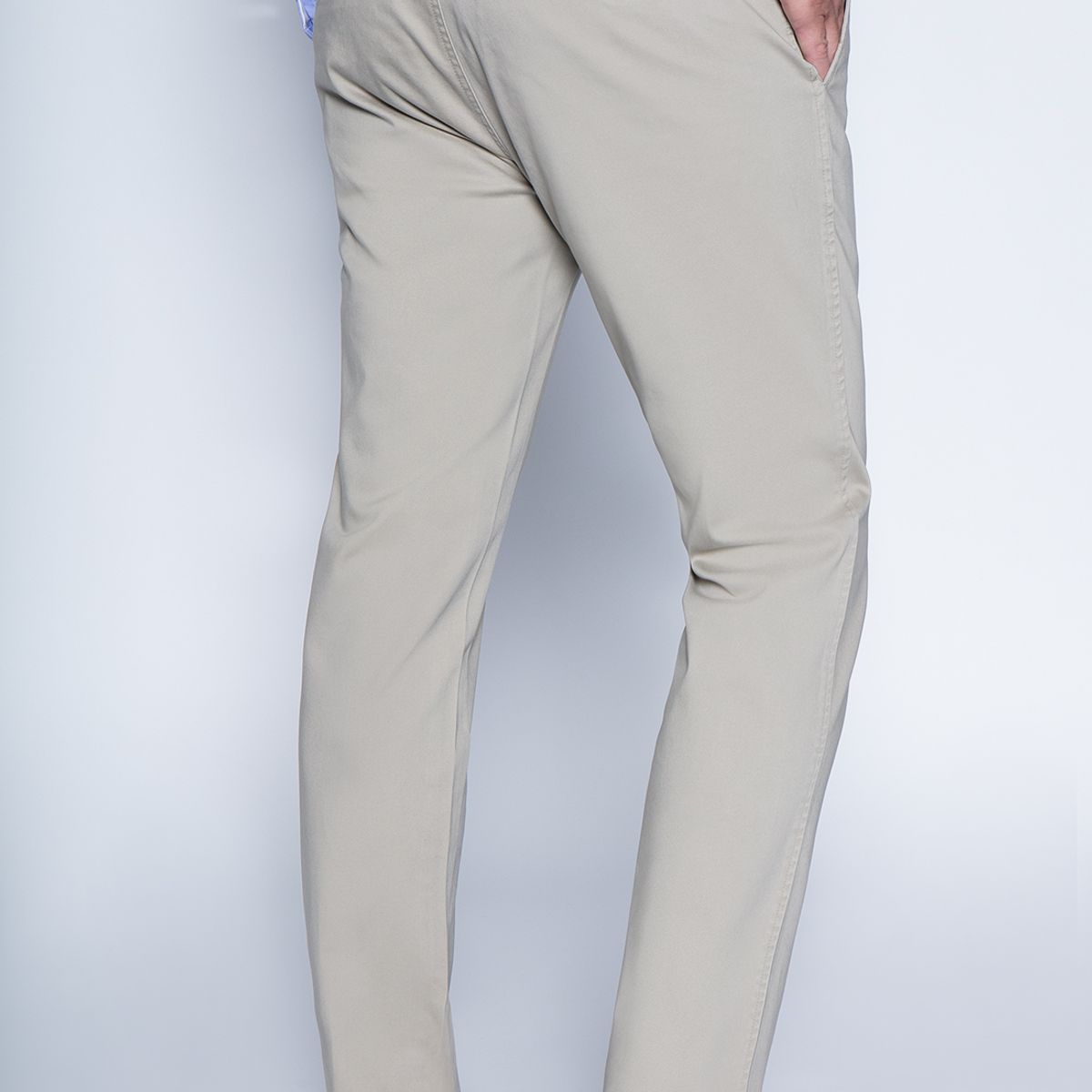 FEROUCH - Pantalon Twill Slim /33 Beige Ferouch