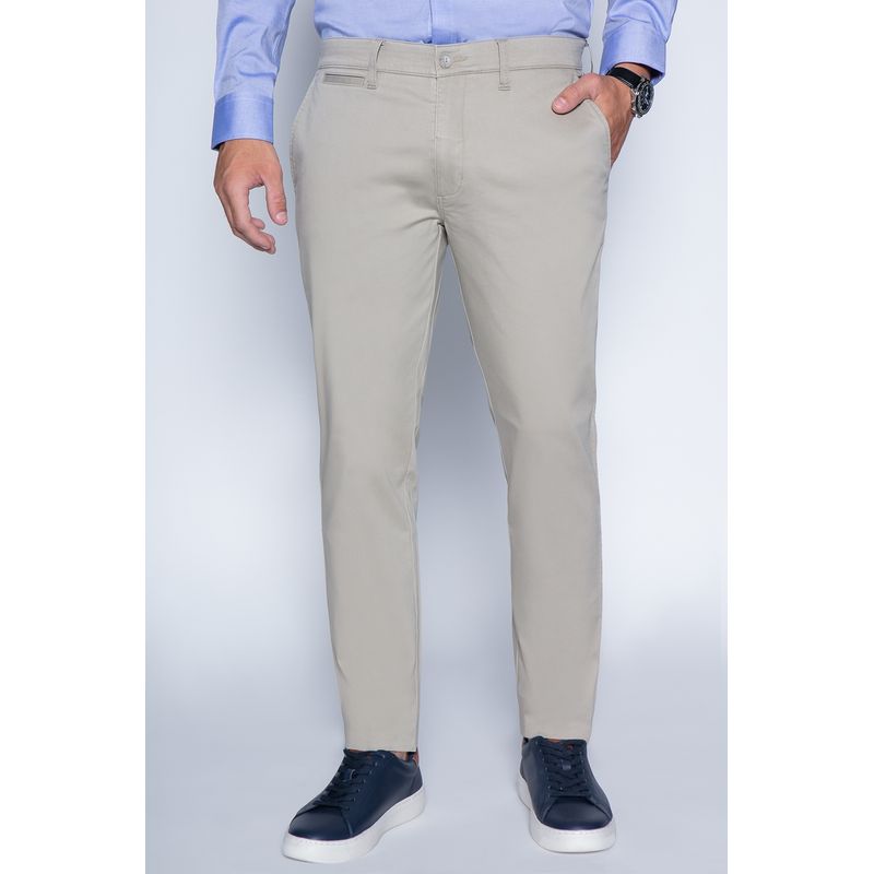 FEROUCH - Pantalon Twill Slim /33 Beige Ferouch