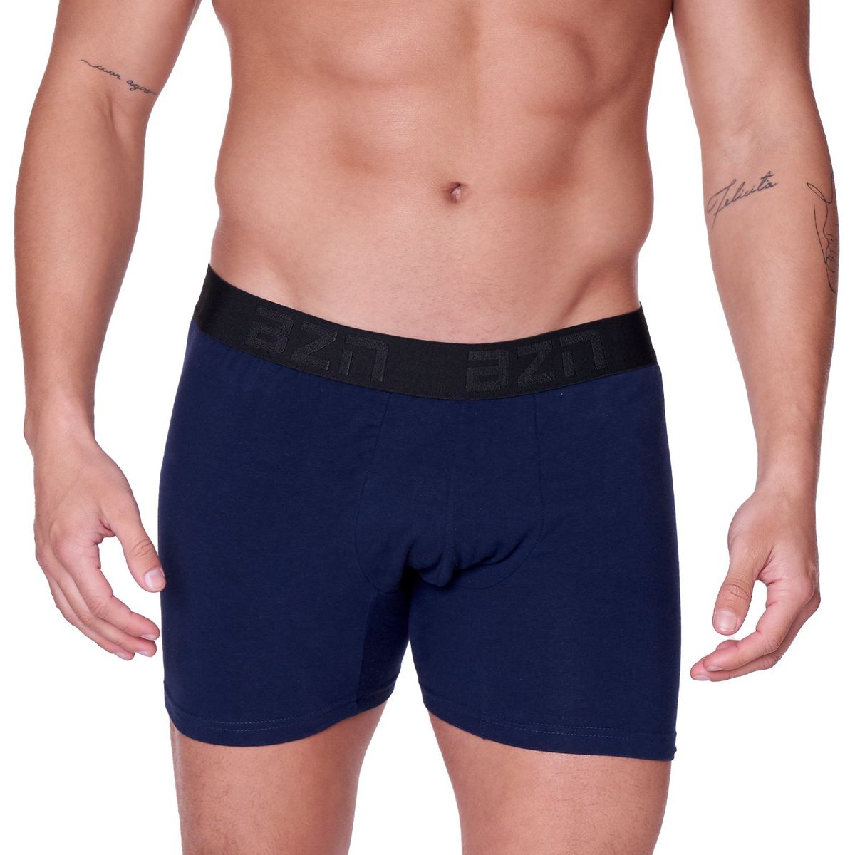 BAZIANI - Bóxer Algodón Lycra Hombre 5411