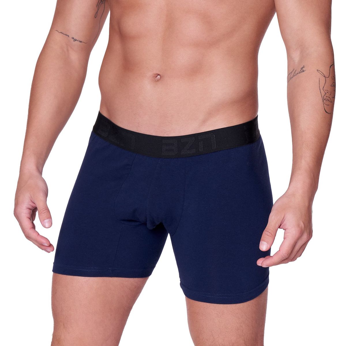 BAZIANI - Bóxer Algodón Lycra Hombre 5411