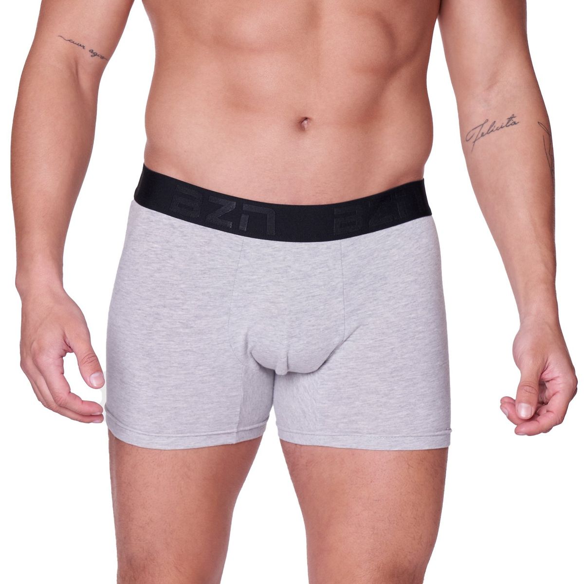 BAZIANI - Bóxer Algodón Lycra Hombre 5411