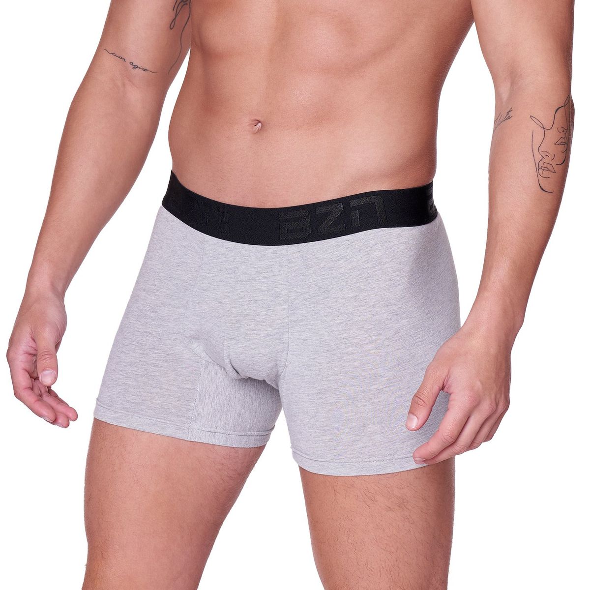 BAZIANI - Bóxer Algodón Lycra Hombre 5411