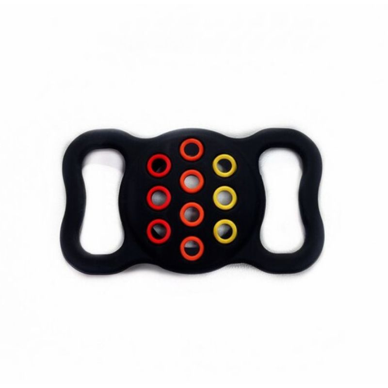 GENERICO - Funda de Airtag para Collar de Mascota Perro o Gato Color Negro-Colores