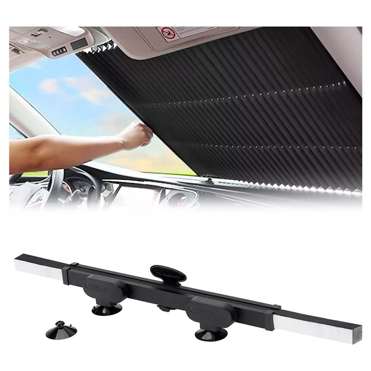 GENERICO - Cortina Plegable De Auto Parabrisas Protector Solar Parasol