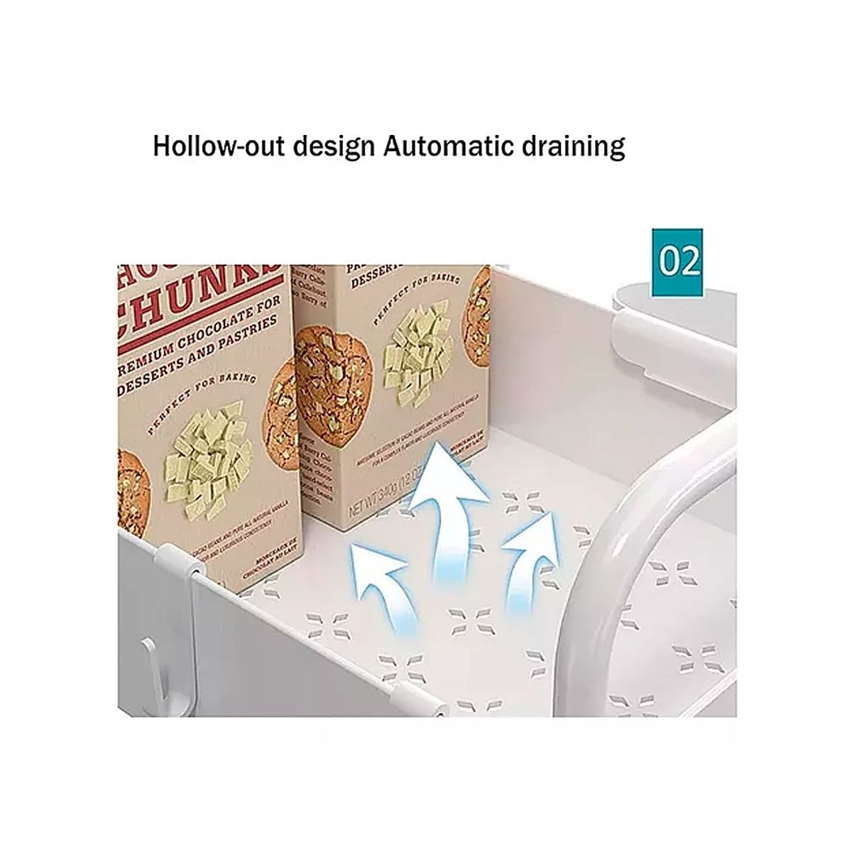 IRM - Estante Condimentero Para Cocina Tipo Bastidor Multifuncional NEGRO