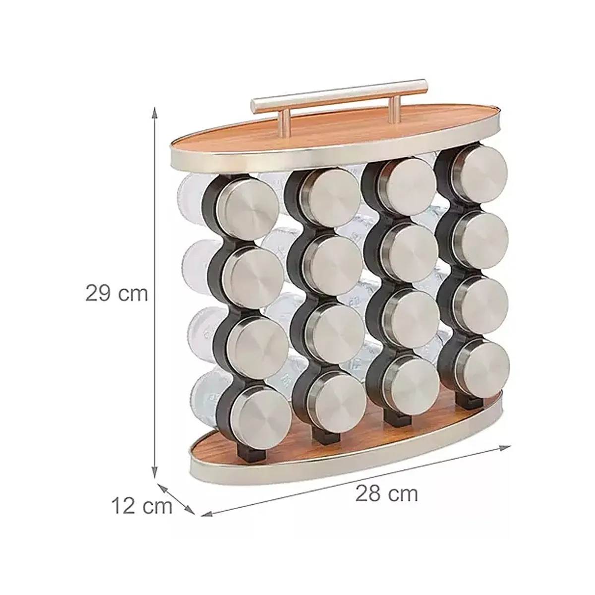 GENERICO - Set Condimentero Especiero Para Cocina 16 Pcs