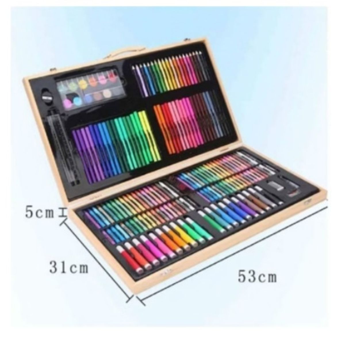 GENERICO - Set 180 Piezas Arte Dibujo Pintura Colorear