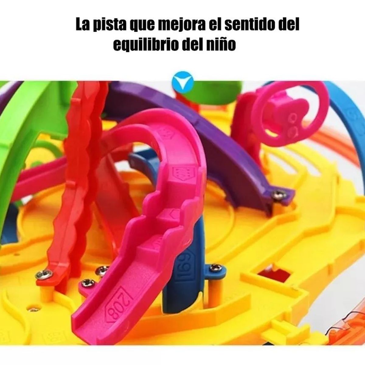 KUANGYE - Bola Laberinto 3d, Tamaño Xl, Juguete Didáctico, 100 Niveles