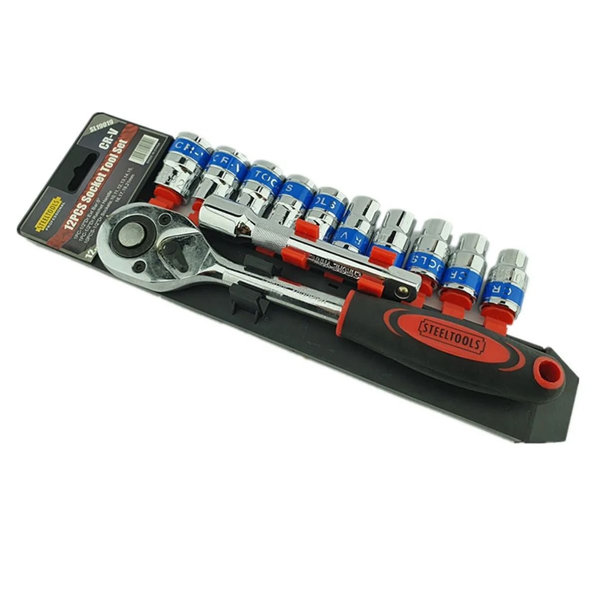 GENERICO - Set Juego Dados Chicharra 1/2 12 Piezas Steeltools
