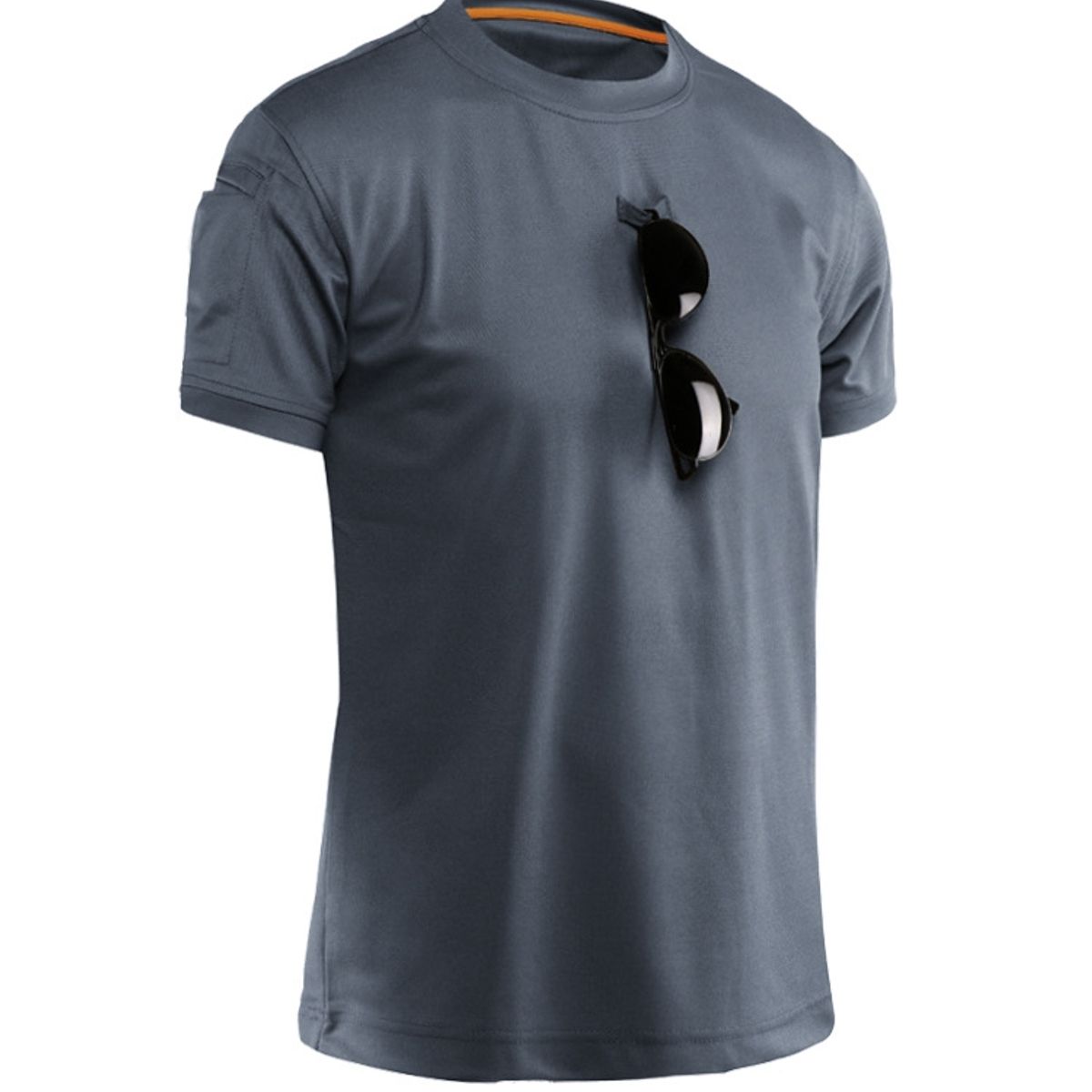 EDWINAYY - Polera Algodon Manga Corta Hombre Táctica Militares Deporte